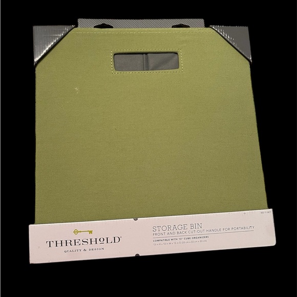 Threshold Green Storage Bin (NWT) - Picture 1 of 2
